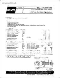 2SC3902 datasheet: NPN epitaxial planar silicon transistor, 160V/1,5A switching application 2SC3902