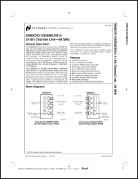 CLINK5V21BT-66 datasheet: 21-Bit Channel Link - 66 MHz CLINK5V21BT-66