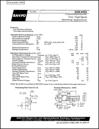 2SK1052 datasheet: N-channel MOS silicon FET, very high-speed switching application 2SK1052