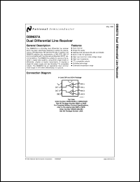 5962-8752401PA datasheet: Dual Differential Line Receiver 5962-8752401PA