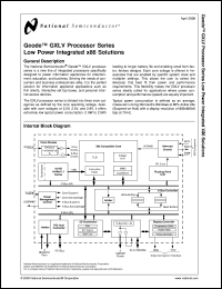 GL-200B-85-2.2 datasheet: Geode Processor Series Low Power Integrated x86 Solutions GL-200B-85-2.2