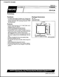 LC89590 datasheet: CD-R LSI LC89590