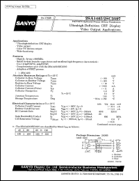 2SC3597 datasheet: NPN epitaxial planar silicon transistor, ultrahigh-definition CTR display video output application 2SC3597