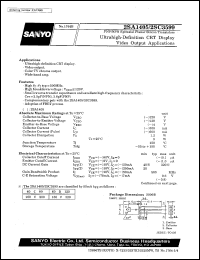 2SC3599 datasheet: NPN epitaxial planar silicon transistor, ultrahigh-definition CTR display video output application 2SC3599