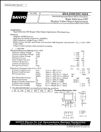 2SA1850 datasheet: PNP epitaxial planar silicon transistor, high-definition CTR display video output application 2SA1850