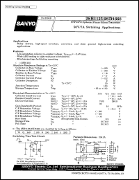 2SB1135 datasheet: PNP epitaxial planar silicon transistor, 50V/7A switching application 2SB1135