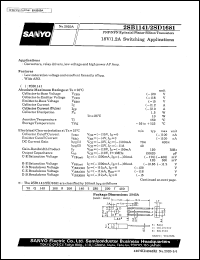2SB1141 datasheet: PNP epitaxial planar silicon transistor, 18V/1,2A switching application 2SB1141