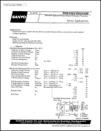 2SB1224 datasheet: PNP epitaxial planar silicon transistor, driver application 2SB1224