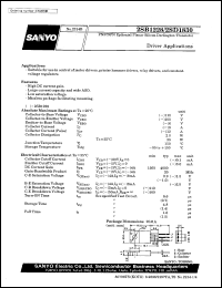 2SB1228 datasheet: PNP epitaxial planar silicon transistor, driver application 2SB1228