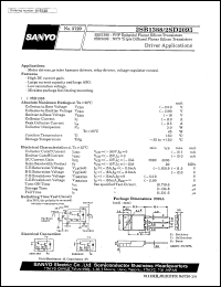 2SD2093 datasheet: NPN triple diffused planar silicon transistor, driver application 2SD2093