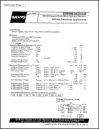 2SD1348 datasheet: NPN epitaxial planar silicon darlington transistor, 50V/4A  switching application 2SD1348