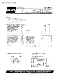 2SC3996 datasheet: NPN triple diffused planar silicon transistor, ultrahigh-definition display horizontal deflection output application 2SC3996