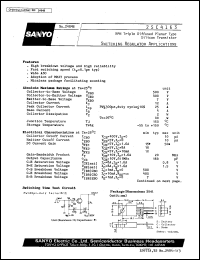 2SC4163 datasheet: NPN triple diffused planar silicon transistor, switching regulator application 2SC4163