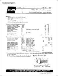 2SC4428 datasheet: NPN triple diffused planar silicon transistor, switching regulator application 2SC4428