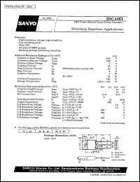 2SC4461 datasheet: NPN triple diffused planar silicon transistor, switching regulator application 2SC4461