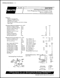 2SC5070 datasheet: NPN epitaxial planar silicon transistor, low-frequency amp driver application 2SC5070