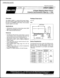 STK6711AMK4 datasheet: 4-phase stepping motor driver unipolar self-excitation type STK6711AMK4