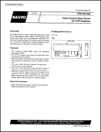 STK190-020 datasheet: Video output bias circuit for CTR display STK190-020