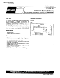 STK390-120 datasheet: 1-channel + supply switching convergence correction circuits STK390-120