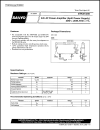 STK4132II datasheet: 2-channel(20W+20W) AF power amplifier (split power supply) STK4132II