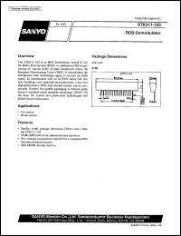 STK311-120 datasheet: RDS demodulator STK311-120