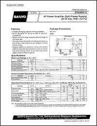 STK4026II datasheet: AF power amplifier STK4026II