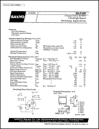 2SJ420 datasheet: P-channel silicon MOSFET, ultrahigh-speed switching application 2SJ420