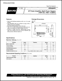 STK4040X datasheet: AF power (70W) amplifier STK4040X