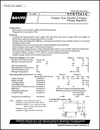 STK7561G datasheet: Chopper type parallel 2-output voltage regulator STK7561G