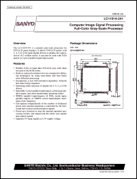 LC11014-241 datasheet: Computer image signal processing full-color gray-scale processor LC11014-241