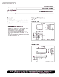 LB1662M datasheet: DC fan motor driver LB1662M