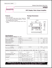 VP553 datasheet: CTR display video output amplifier VP553