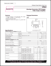 VP301 datasheet: Ultrahigh resolution CTR display video output amplifier VP301