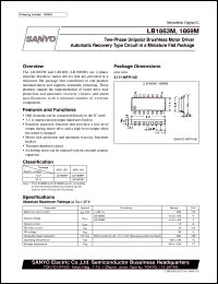 LB1863M datasheet: 2-phase unipolar brushless motor driver automatic recovery type circuit LB1863M