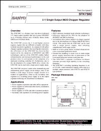 STK730C datasheet: 5V signal output MOS chopper regulator STK730C