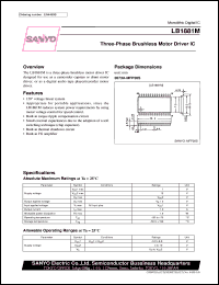 LB1881M datasheet: 3-phase brushless motor driver IC LB1881M