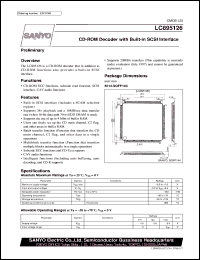 LC895126 datasheet: CD-ROM decoder with built-in SCSI interface LC895126
