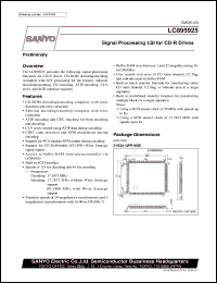 LC895925 datasheet: Signal processing LSI for CD-R driver LC895925