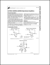 LM108AH-MLS datasheet: Operational Amplifiers LM108AH-MLS