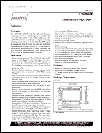 LC78620E datasheet: Compact disc player DSP LC78620E