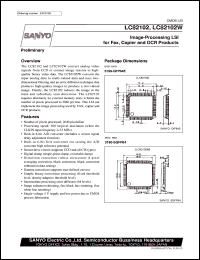 LC82102W datasheet: Image processing circuit for FAX, copier and OCR product LC82102W