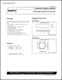 LC865032A datasheet: 8-bit single chip microcontroller LC865032A