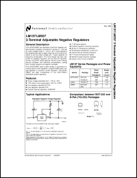 JM38510/11803BX datasheet: 3-Terminal Adjustable Negative Regulator JM38510/11803BX