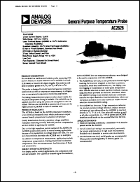 AC2626 datasheet: General Purpose Temperature Probr AC2626