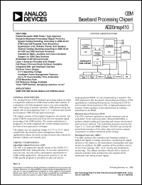 AD20MSP410 datasheet: GSM Baseband Processing Chipset AD20MSP410