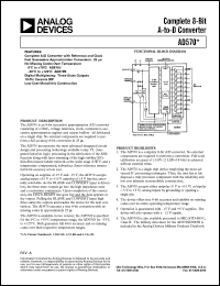 AD570 datasheet: 8-bit successive approximation ADC. AD570