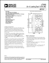 AD7537 datasheet: (8+4) Loading, Dual 12-Bit CMOS DAC AD7537