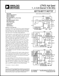 AD7777 datasheet: High Speed 4-Channel 10-Bit  CMOS ADC. AD7777