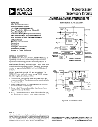 ADM800 datasheet: Microprocessor Supervisory Circuit ADM800