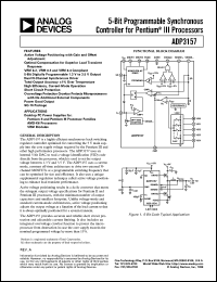 ADP3157 datasheet: VRM 8.2/3/4 Buck Controller ADP3157